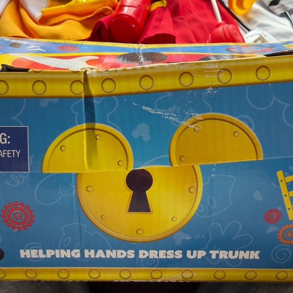 Disney Mickey Mouse Kids Dress Up Set Firefighter Doctor Construction 3 Costumes - Picture 9 of 10